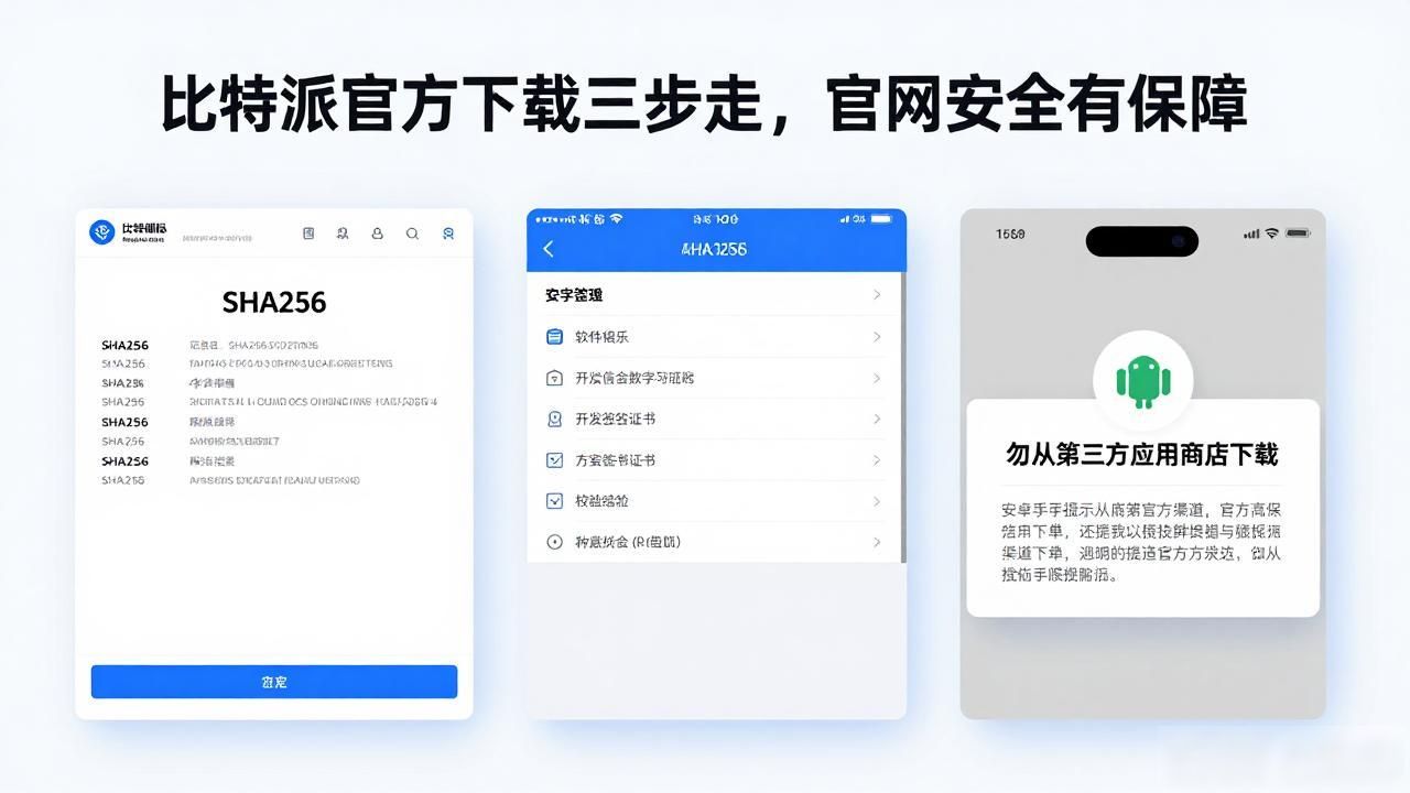 比特派官方下载三步走，官网安全有保障