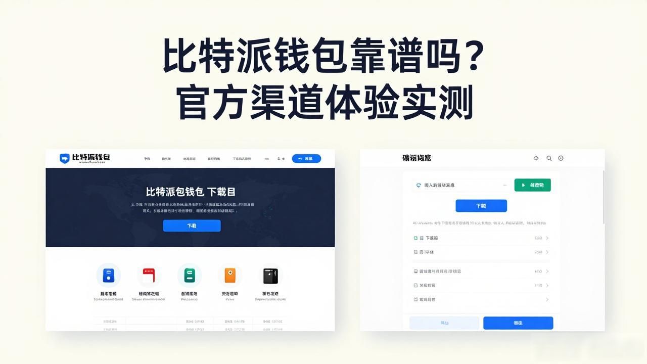 比特派钱包靠谱吗？官方渠道体验实测