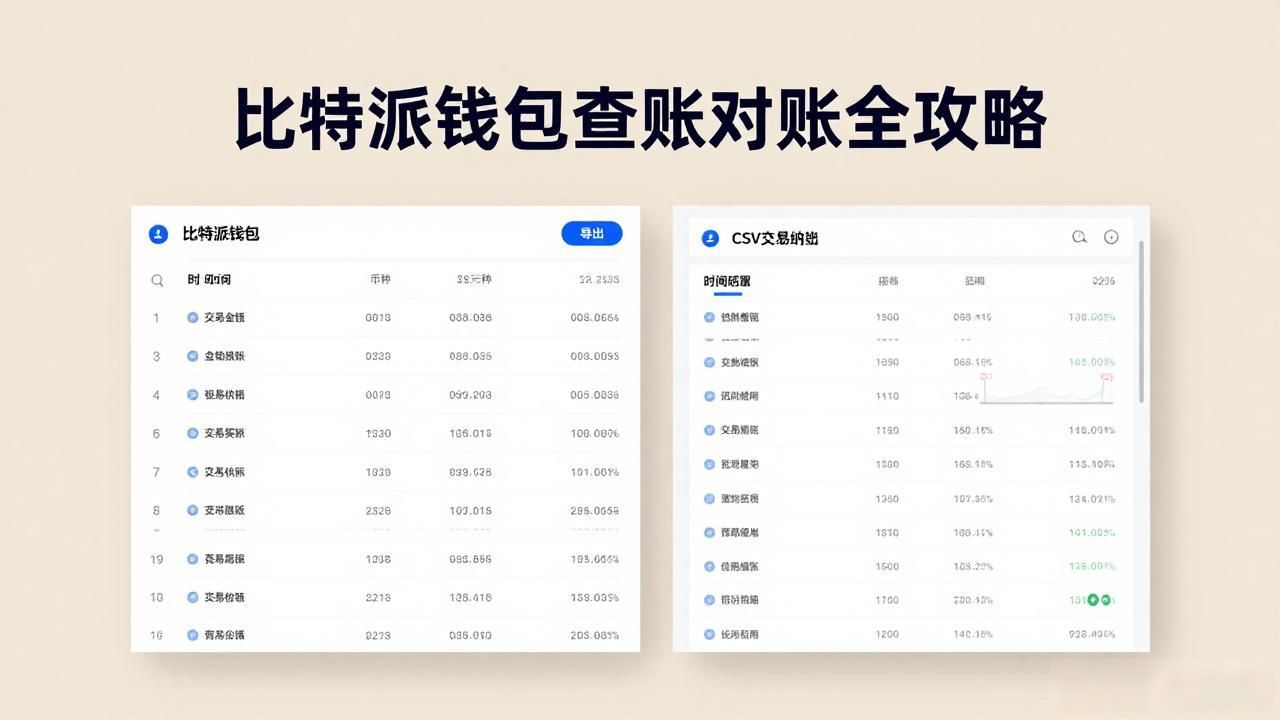 比特派钱包查账对账全攻略