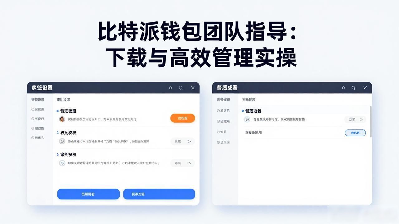 比特派钱包多签权限设置_比特派钱包团队管理_比特派最新钱包app下载的团队指导与管理