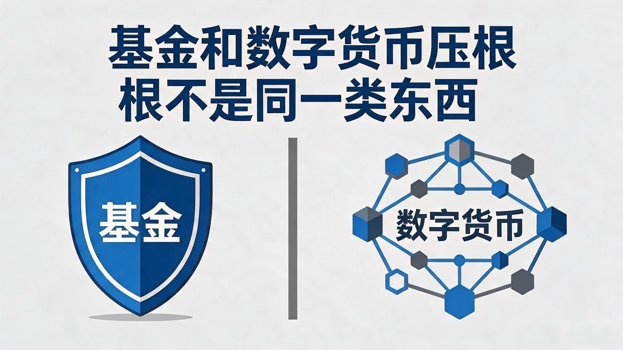 基金和数字货币压根不是同一类东西