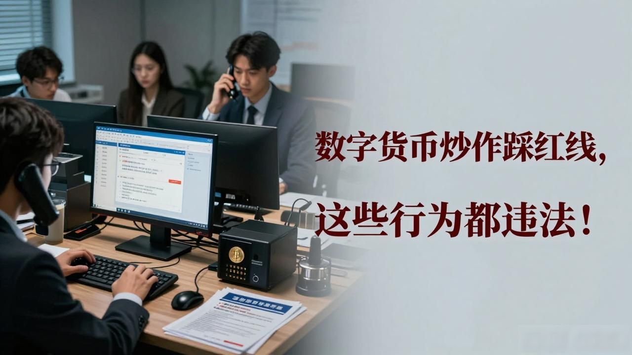 数字货币炒作踩红线，这些行为都违法！