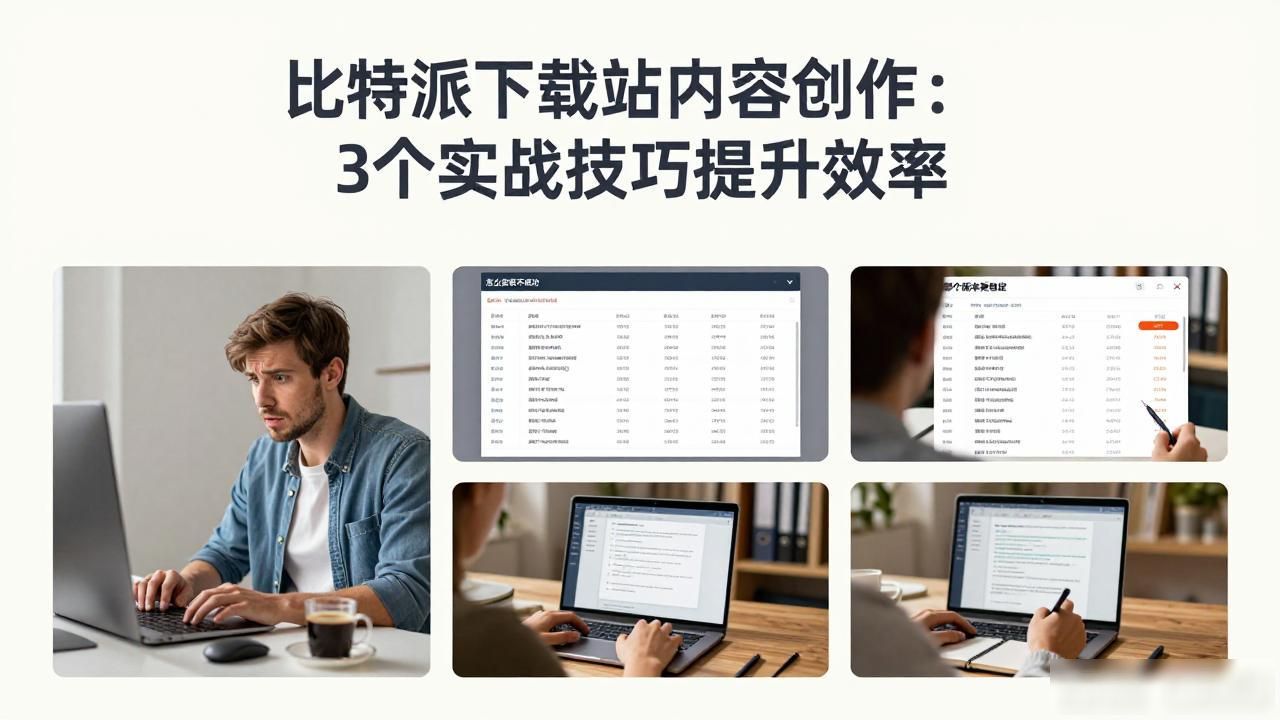 比特派下载站内容创作：3个实战技巧提升效率