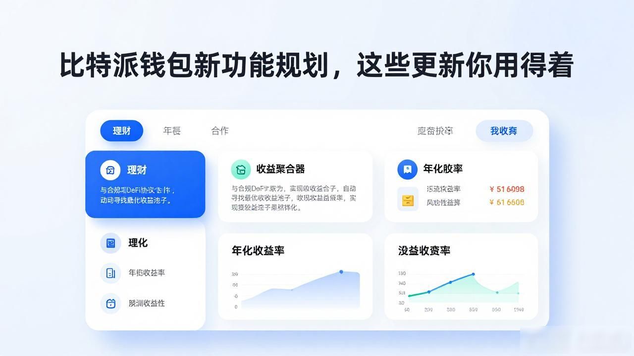 比特派钱包新功能规划，这些更新你用得着