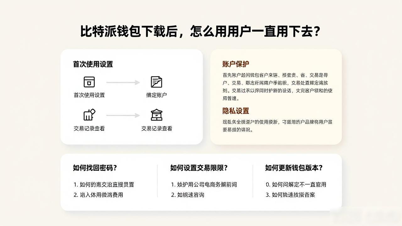 比特派钱包下载后，怎么让用户一直用下去？