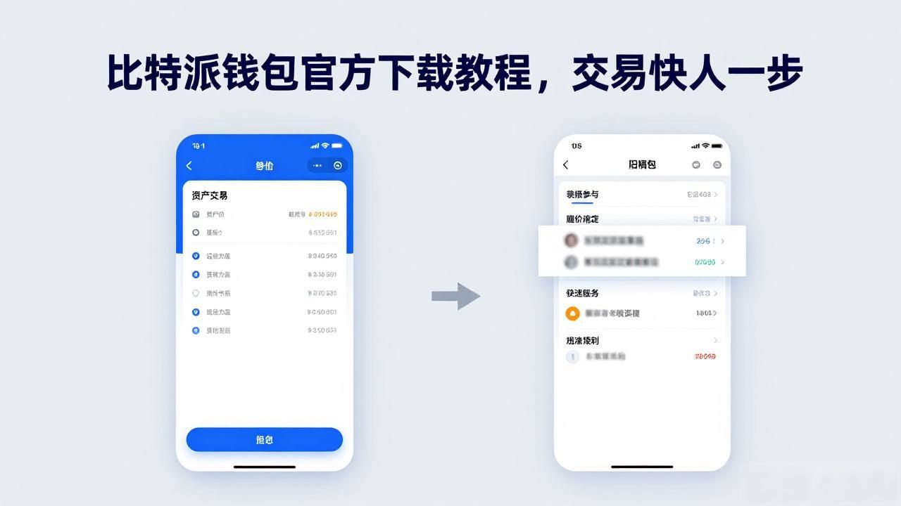 比特派钱包官方下载教程，交易快人一步